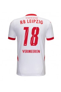 RB Leipzig Arthur Vermeeren #18 Voetbaltruitje Thuis tenue 2024-25 Korte Mouw